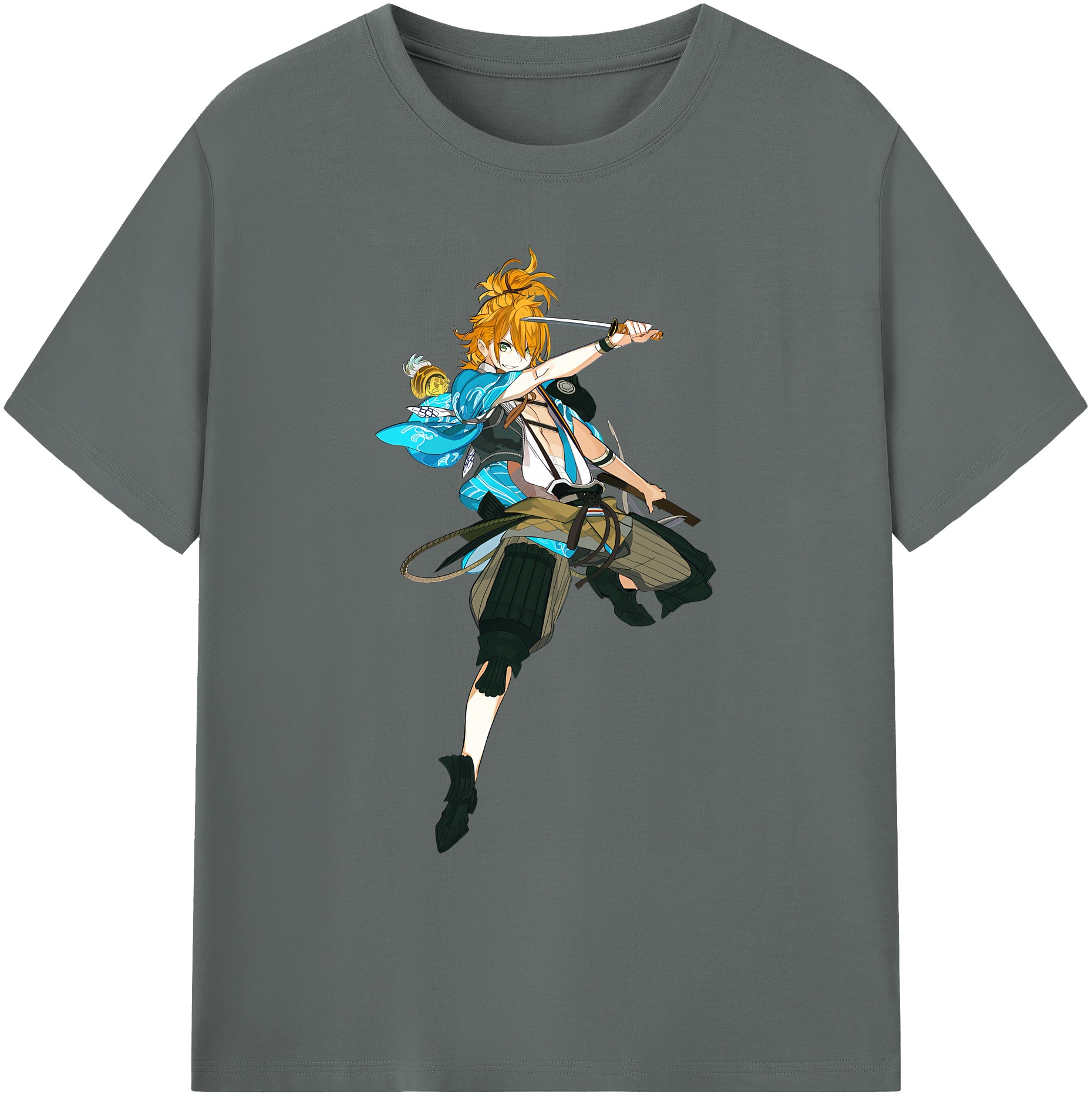 （画像用） 刀剣乱舞 Touken Ranbu 綿100％ メンズ半袖Tシャツ｜肌触りやわらか＆通気性